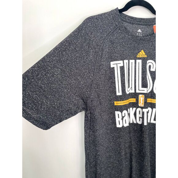 Adidas Tulsa Basketball Athletic Active Men's Shirt Crewneck Size Large New m4 - Picture 3 of 10